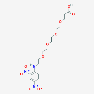 molecular formula C17H25N3O10 B607168 DNP-PEG4-acid 