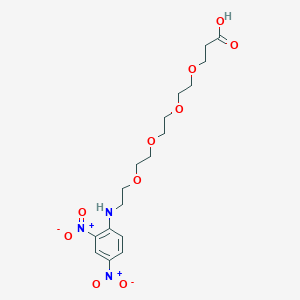 molecular formula C17H25N3O10 B607168 DNP-PEG4-acid CAS No. 858126-76-8