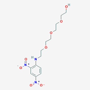 molecular formula C14H21N3O8 B607169 DNP-PEG4-alcohol CAS No. 1807520-99-5