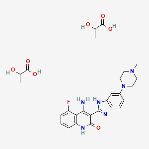 B607186 Dovitinib dilactic acid CAS No. 852433-84-2