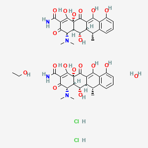 molecular formula C46H55ClN4O17 B607190 Doxycycline hyclate CAS No. 24390-14-5
