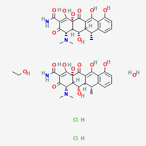 molecular formula C24H32Cl2N2O10 B607190 Doryx CAS No. 24390-14-5