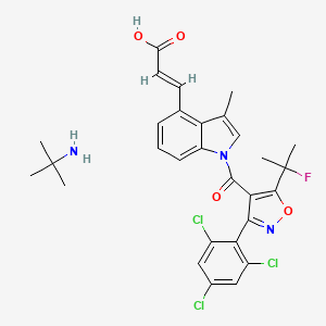 molecular formula C29H29Cl3FN3O4 B607204 DS-1001b CAS No. 1898207-64-1