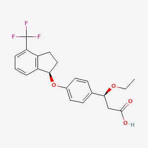 molecular formula C21H21F3O4 B607205 DS-1558 CAS No. 1202575-67-4