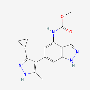 molecular formula C16H17N5O2 B607208 DS28120313 