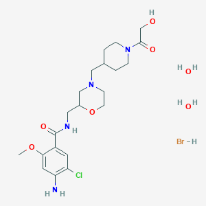 molecular formula C21H36BrClN4O7 B607217 DSP-6952 hydrobromide CAS No. 1184661-33-3