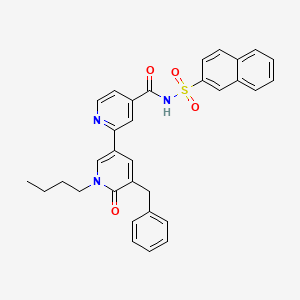 molecular formula C32H29N3O4S B607224 SERCA2a activator 1 