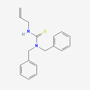 molecular formula C18H20N2S B6072268 1,1-Dibenzyl-3-prop-2-en-1-ylthiourea CAS No. 64574-67-0