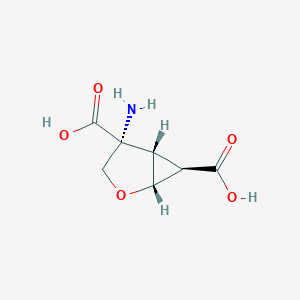 molecular formula C7H9NO5 B060723 LY379268 CAS No. 191471-50-8