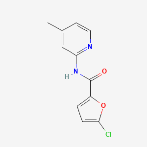 5-chloro-N-(4-methylpyridin-2-yl)furan-2-carboxamide