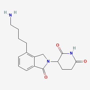 molecular formula C17H21N3O3 B607243 E3 Ligand-Linker Conjugate 5 