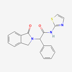 2-(1-oxoisoindolin-2-yl)-2-phenyl-N-(thiazol-2-yl)acetamide