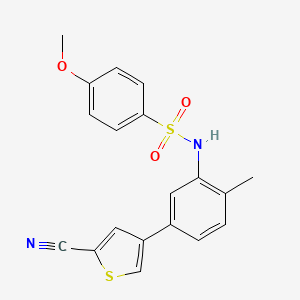 molecular formula C19H16N2O3S2 B607284 EL102 CAS No. 1233948-61-2