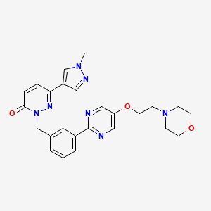 molecular formula C25H27N7O3 B607297 Unii-gvm730chww CAS No. 1362819-72-4