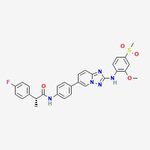 molecular formula C29H26FN5O4S B607302 Empesertib CAS No. 1443763-60-7