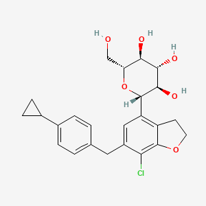 molecular formula C24H27ClO6 B607307 Enavogliflozin CAS No. 1415472-28-4
