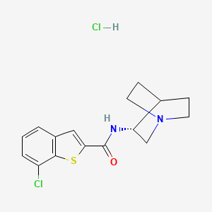 molecular formula C16H18Cl2N2OS B607310 Encenicline hydrochloride CAS No. 550999-74-1