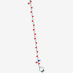 molecular formula C38H67NO16 B607311 endo-BCN-PEG12-acid 
