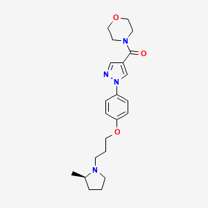 molecular formula C22H30N4O3 B607326 Enerisant CAS No. 1152747-82-4