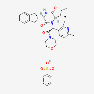 molecular formula C36H44N4O7S B607339 Epelsiban Besylate CAS No. 1159097-48-9