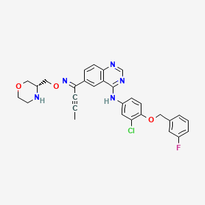 molecular formula C30H27ClFN5O3 B607340 Epertinib CAS No. 908305-13-5