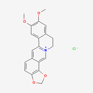 molecular formula C20H18ClNO4 B607344 Epiberberine chloride CAS No. 889665-86-5