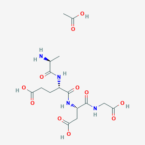 molecular formula C16H26N4O11 B607347 Epitalon acetate CAS No. 307297-40-1