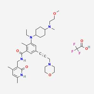 molecular formula C39H53F6N5O8 B607351 EPZ011989 trifluoroacetate CAS No. 1598383-41-5