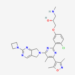 molecular formula C29H33ClN8O3 B607354 (甲基氨基)丙醇 CAS No. 1888328-89-9