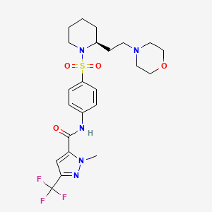 molecular formula C23H30F3N5O4S B607361 ERDRP-0519 CAS No. 1374006-96-8