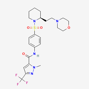 molecular formula C23H30F3N5O4S B607361 Erdrp-0519 CAS No. 1374006-96-8