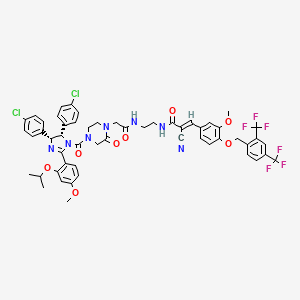 molecular formula C54H49Cl2F6N7O8 B607366 PROTAC ERR|A 降解剂-1 CAS No. 2306388-84-9