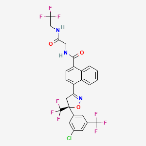 molecular formula C26H17ClF9N3O3 B607370 Esafoxolaner CAS No. 1096103-99-9