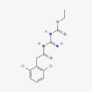 molecular formula C12H13Cl2N3O3 B607382 Etiguanfacine CAS No. 1346686-31-4
