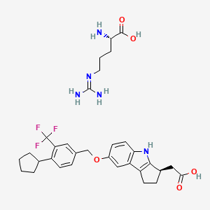 molecular formula C32H40F3N5O5 B607386 Etrasimod Arginine CAS No. 1206123-97-8