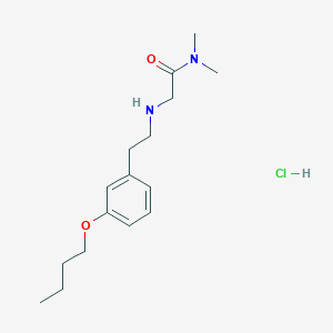 molecular formula C16H27ClN2O2 B607389 Evenamide hydrochloride CAS No. 1092977-06-4