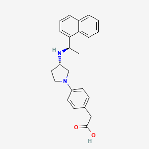 molecular formula C24H26N2O2 B607391 Evocalcet CAS No. 870964-67-3