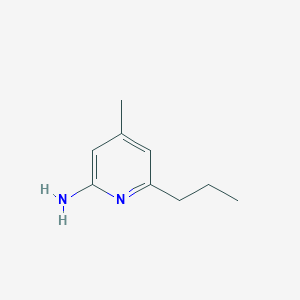 4-Methyl-6-propylpyridin-2-amine