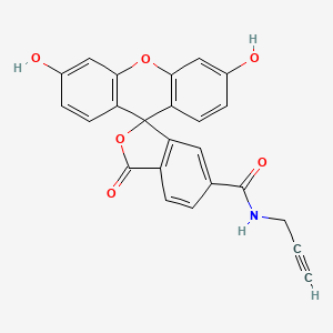 molecular formula C24H15NO6 B607410 FAM alkyne, 6-isomer 