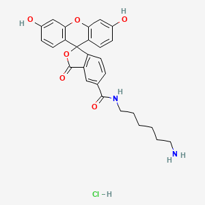 molecular formula C27H27ClN2O6 B607411 5-FAM胺盐酸盐 CAS No. 2183440-41-5
