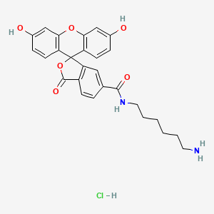 molecular formula C27H27ClN2O6 B607412 FAM amine, 6-isomer 