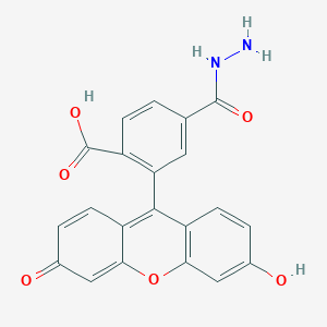 molecular formula C21H14N2O6 B607414 FAM hydrazide 6-isomer CAS No. 2183440-65-3