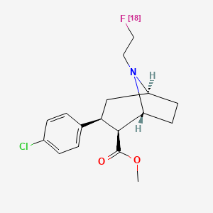 molecular formula C17H21Cl18FNO2 B607428 Fecnt F-18 CAS No. 281667-89-8
