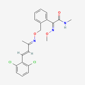 molecular formula C21H21Cl2N3O3 B607434 Fenaminstrobin CAS No. 366815-39-6