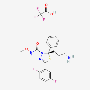 molecular formula C22H23F5N4O4S B607450 Filanesib TFA CAS No. 1781834-99-8
