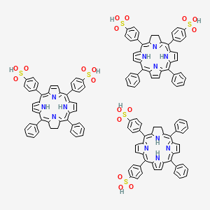 molecular formula C132H96N12O18S6 B607454 Fimaporfin CAS No. 1443547-43-0