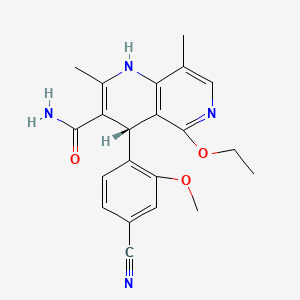 molecular formula C21H22N4O3 B607456 Finerenone CAS No. 1050477-31-0