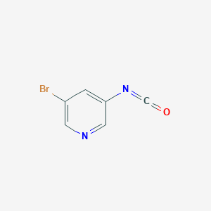 molecular formula C6H3BrN2O B060746 3-Bromo-5-isocyanatopyridine CAS No. 167951-51-1