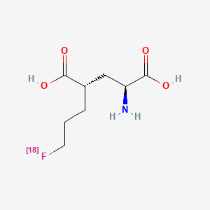 molecular formula C8H14FNO4 B607465 Florilglutamic acid (18F) CAS No. 1196963-74-2