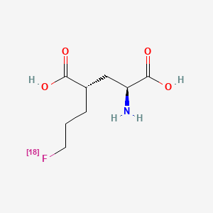 molecular formula C8H1418FNO4 B607465 氟利谷氨酸 (18F) CAS No. 1196963-74-2
